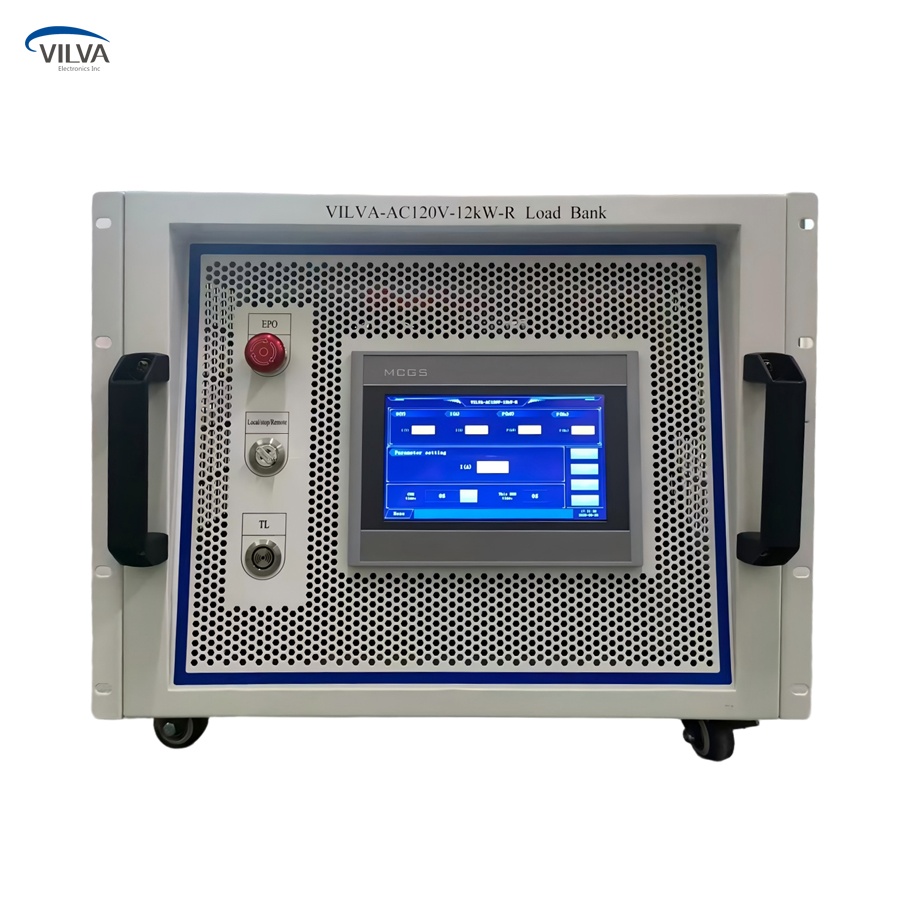 Portable 230V AC 6kw Rack Mounted 3-Phase Resistive Load Bank for Data Center