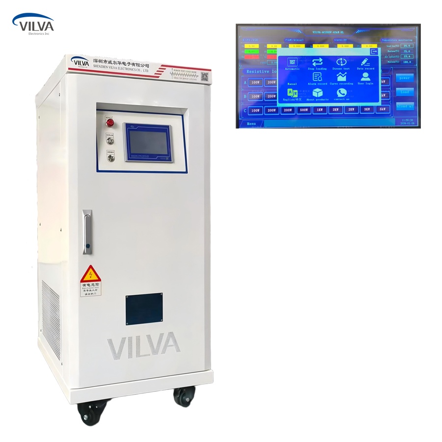 AC 30kVA 400V Three Phase Rlc Load Bank for Invert/Energy Storage Testing