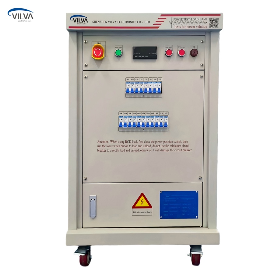 50kVA AC Resistive & Reactive Load Bank for Generator & UPS & Invert Testing