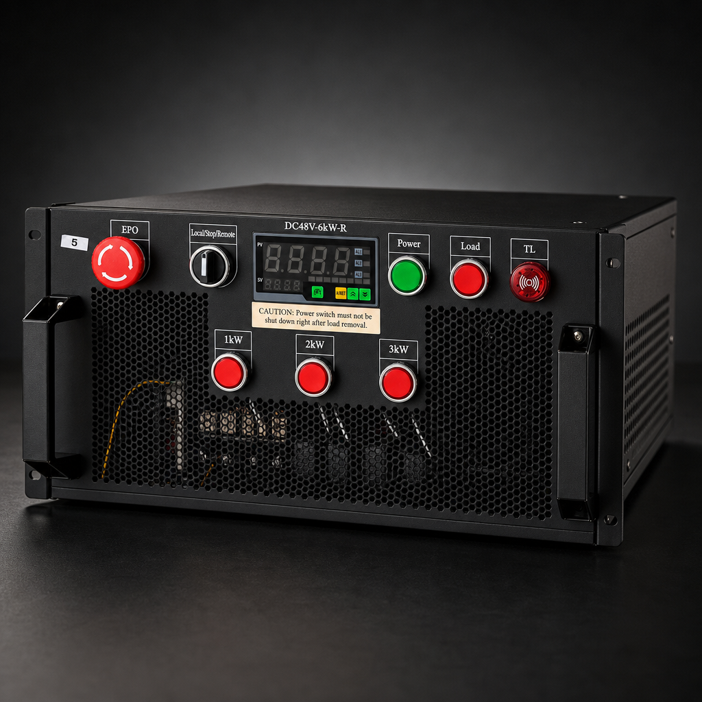48V DC Portable Resistive Load Bank IP20 for Battery Discharge Testing